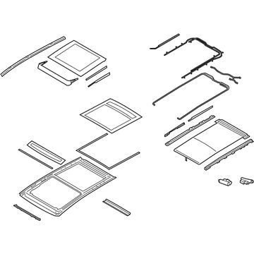 Hyundai 81600-S1110-UUA Panorama Roof Assembly