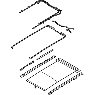 Hyundai 81650-S1000-UUE Mechanism Assembly-Panoramaroof