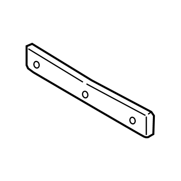 Hyundai 86519-K9000 Front Bumper License Plate Moulding