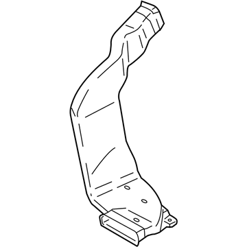 Hyundai 97370-J9000 Duct-Rear Heating,RH