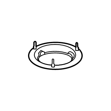 Hyundai 54623-F9000 Front Spring Pad,Upper