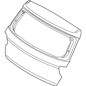 Hyundai 72800-K2000 Panel Assembly-Tail Gate