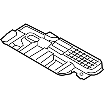 Hyundai 84590-3N000-HZ Cover Assembly-Under,LH