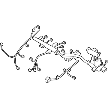 Hyundai 91480-J3180 WIRING ASSY-CONTROL