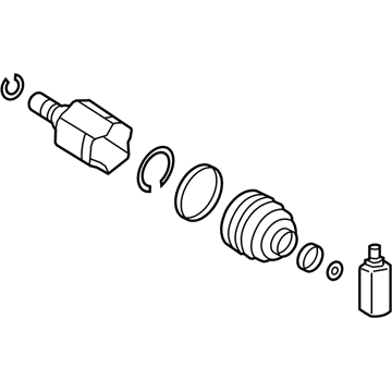 Hyundai 49582-4Z631 Joint Kit-Front Axle Differential Side RH