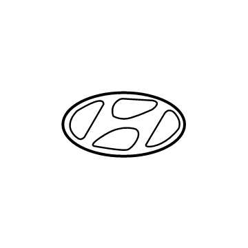 Hyundai 86300-AA000 Emblem-Symbol Mark