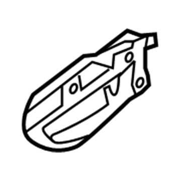 Hyundai 83610-3X110-RY Rear Interior Door Handle Assembly, Left