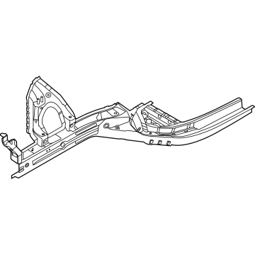 Hyundai 64601-L0000 Member Assembly-Front Side,LH