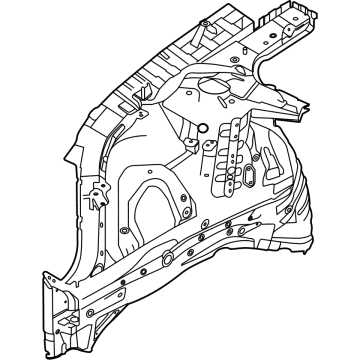 Hyundai 64502-L0000 Panel Assembly-FNDR Apron,RH