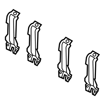 Hyundai 37556-G2000 Bracket-Luggage Trim Guide