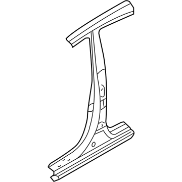 Hyundai 71401-A5B50 Pillar Assembly-Center Outer,LH