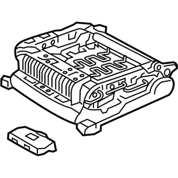 Hyundai 88110-D2043 Frame Assembly-Front Seat Cushion,LH