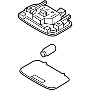 Hyundai 92850-K2010-MMH Room Lamp Assembly