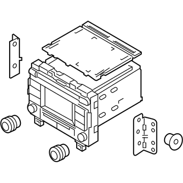 Hyundai 96160-C2UA0-4X Audio Assembly