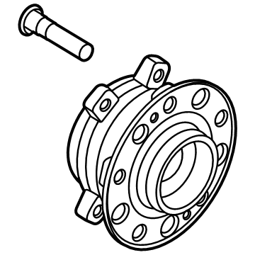 Hyundai 51730-L1000 Front Wheel Hub Assembly