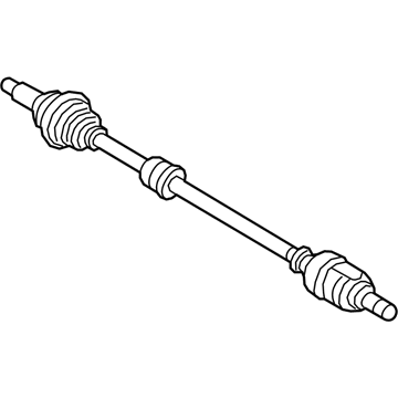 Hyundai 49501-F2100 Shaft Assembly-Drive,RH