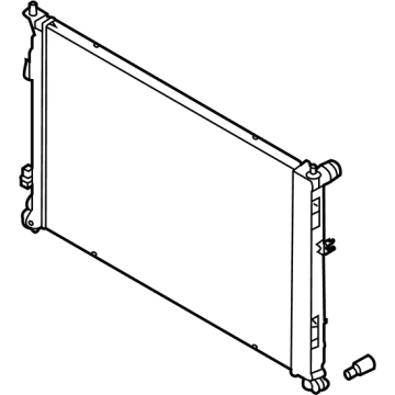2021 Hyundai Sonata Hybrid Radiator - 25310-L5050