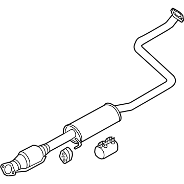 Hyundai 28600-G3410 Center Muffler Complete