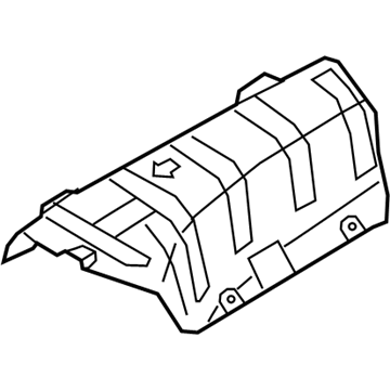 Hyundai 28795-G3200 Protector-Heat Rear