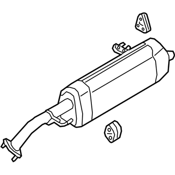 2019 Hyundai Elantra GT Exhaust Pipe - 28710-G3410