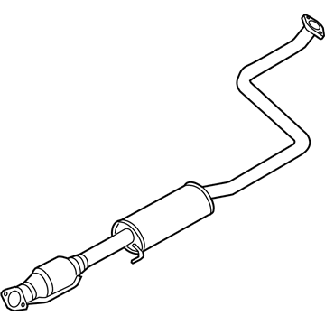 Hyundai 28650-G3410 Center Muffler Assembly