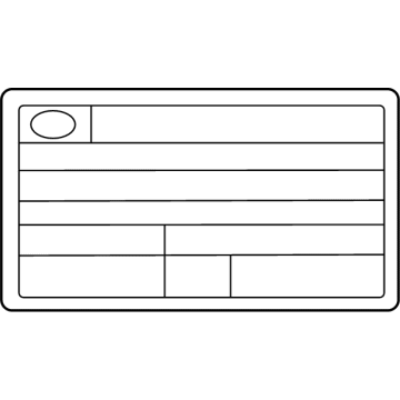 Hyundai 32450-2SDN8 LABEL-EMISSION