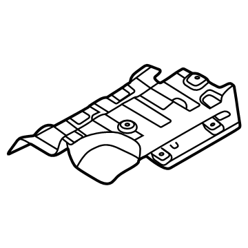 Hyundai 28795-T1000 PROTECTOR-HEAT REAR,LH