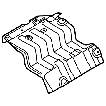 Hyundai 28796-T1000 PROTECTOR-HEAT REAR,RH