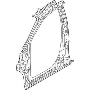 Hyundai 71220-4D010 Pillar Assembly-Front Inner,RH