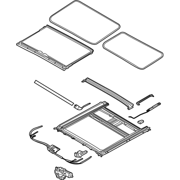 Hyundai 81600-4D090-TW Sunroof Assembly