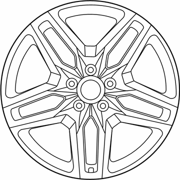 Hyundai 52910-K9100 Aluminium Wheel Assembly