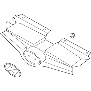 Hyundai 86350-2V100 Radiator Grille Assembly