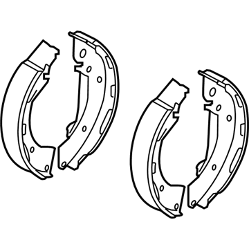 2019 Hyundai Accent Parking Brake Shoe - 58350-H9A00