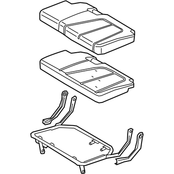 Hyundai 89A10-S8530-UBV Cushion Assembly-3RD Seat,LH