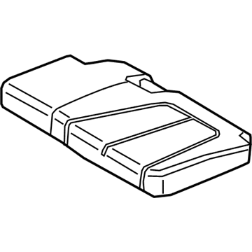 Hyundai 89A16-S8530-UDE COVER'G ASSY-3RD CUSH,LH