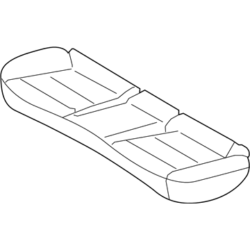 Hyundai 89150-F2001 Frame & Pad Assembly-RR Seat CUSH