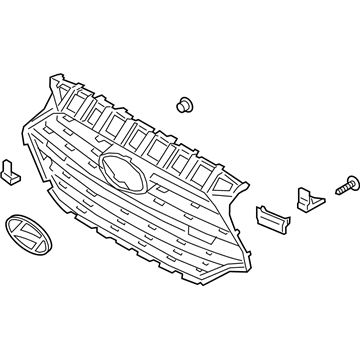 Hyundai 86380-J3520 Radiator Grille Assembly