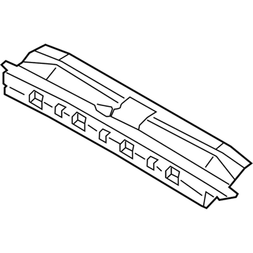 Hyundai 86356-J3000 Garnish Assembly-Radiator Grille,Upper