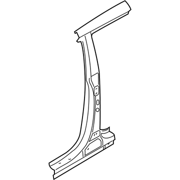 Hyundai 71402-4ZB00 Pillar Assembly-Center Outer,RH