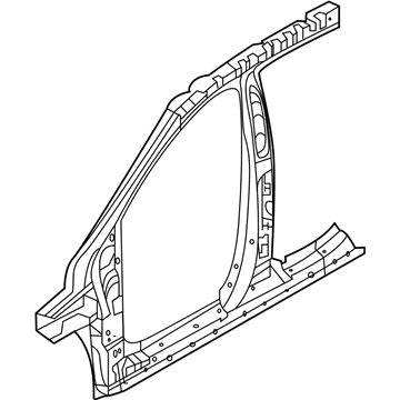 Hyundai 71140-4Z000 Reinforcement Assembly-Side Outer RH