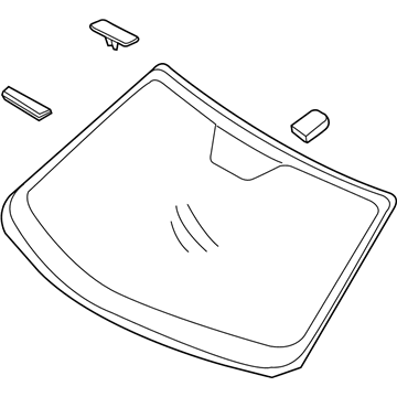 Hyundai 86111-J3000 Windshield Glass Assembly