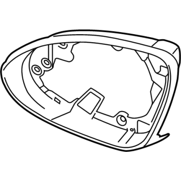 Hyundai 87625-AR000 HOUSING COVER-O/S RR VIEW MRR