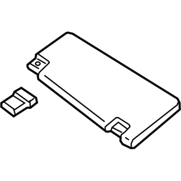 Hyundai 85202-C2300-TTX Sun Visor Assembly, Right