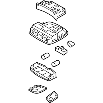 2018 Hyundai Sonata Dome Light - 92810-C2500-TRY