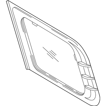 Hyundai 87830-26011 Glass & MOULDING Assembly-Quarter