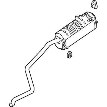 Hyundai Accent Muffler - 28710-J0700