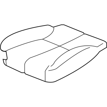 Hyundai 88160-25602-JAU Front Driver Side Seat Cushion Covering