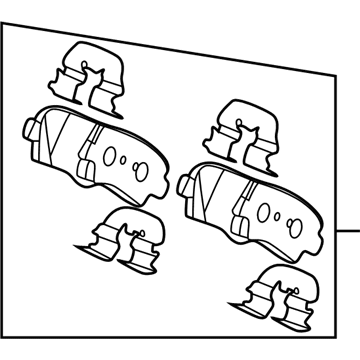 Hyundai 58302-H5A00 Pad Kit-Rear Disc Brake