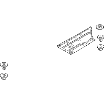 Hyundai 84137-C1000 Under Cover Assembly-Floor Rear,LH