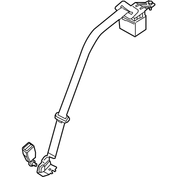 Hyundai 89850-D2500-VHC Rear Center Seat Belt Assembly